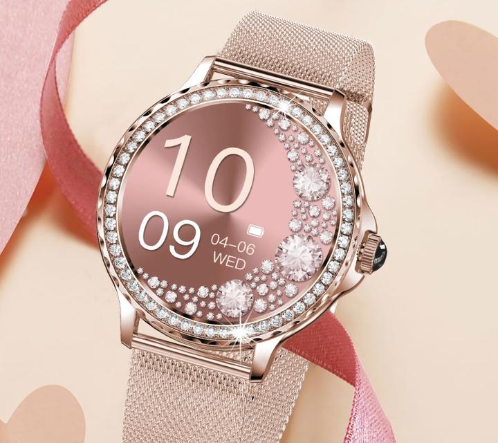 Produktbild RNCF19-1 Damen-Smartwatch Roségold Armband + Armband