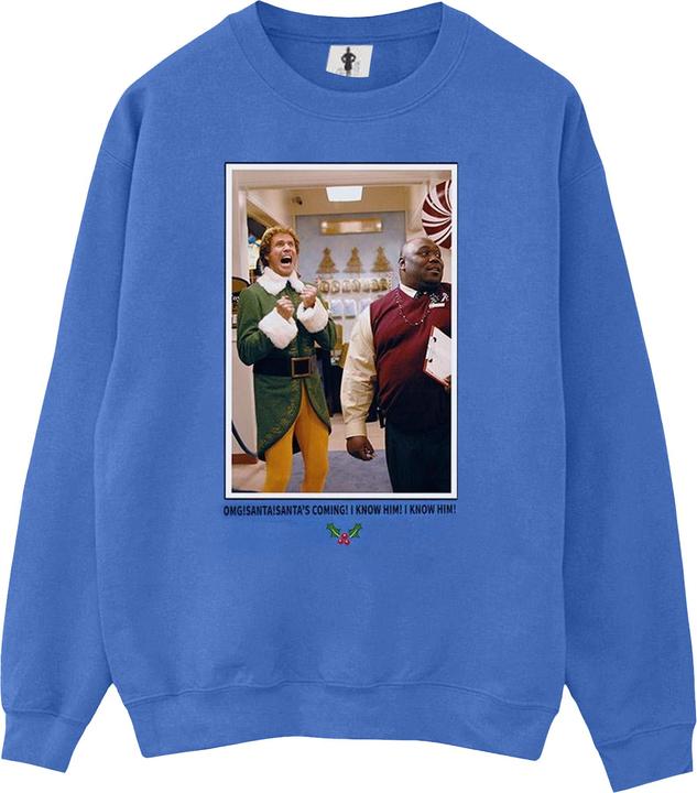 Elf OMG Santa Photo Sweatshirt