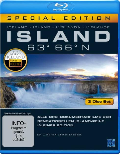 Immagine prodotto Islanda 63° 66° N Edizione speciale (Blu-ray, 2011, Tedesco, Inglese)