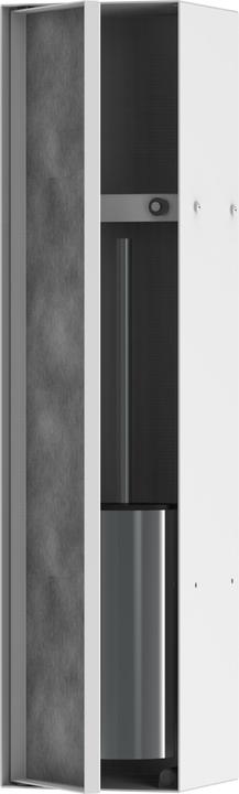 Immagine prodotto hansgrohe XtraStoris Rock portascopino, con ripiano, porta piastrellabile, senza cornice, 145x140x59