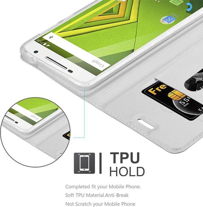 Produktbild Cadorabo Book Classy Style Cover (Motorola Moto X Play)