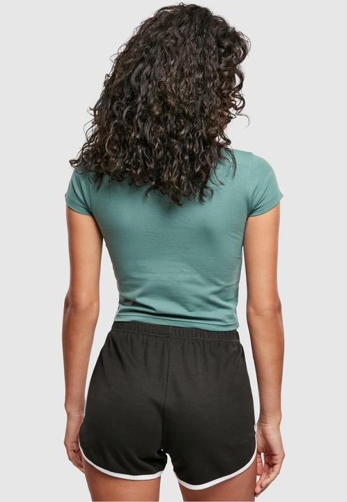 Actual product image Urban Classics Ladies Stretch Jersey Cropped Tee - 4632 (XS)