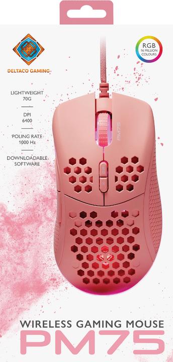 Produktbild Deltaco Lightweight Gaming Mouse,RGB GAM108P (Kabelgebunden)
