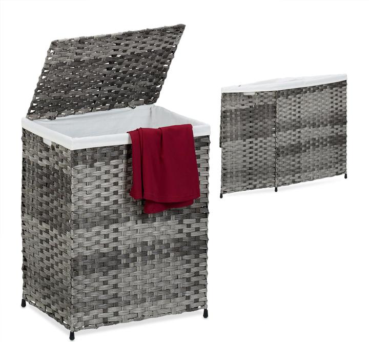 Immagine prodotto Relaxdays Cestino per biancheria (90 l)