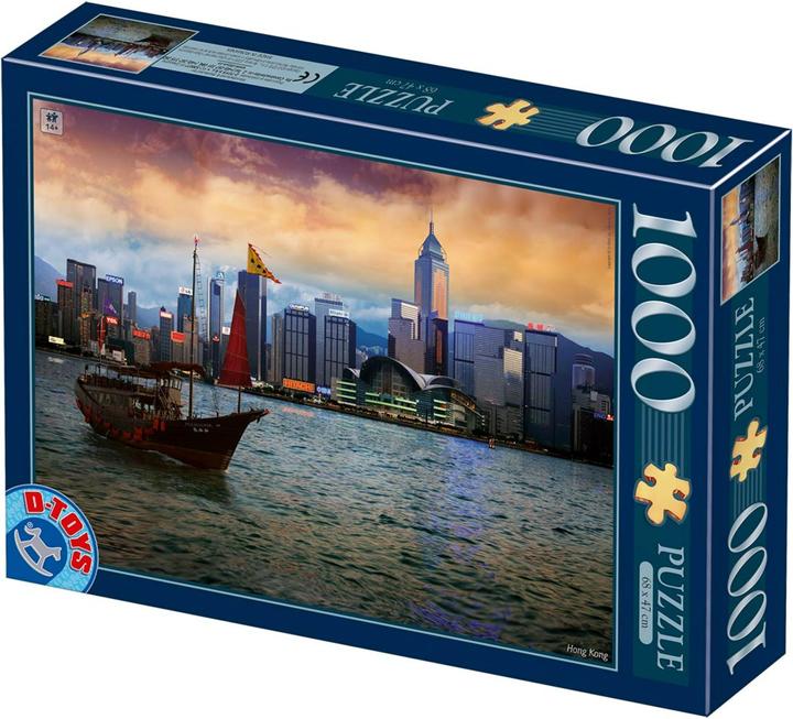 Image du produit D-Toys Puzzle 1000 Vue de Hong Kong (1000 pièces)