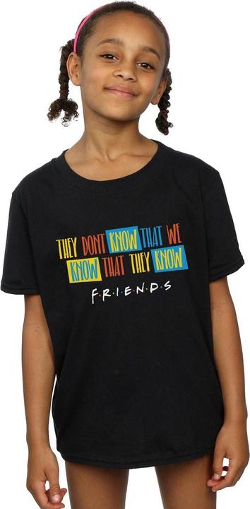 Produktbild Friends They Don't Know Script TShirt Mädchen (140, 146)