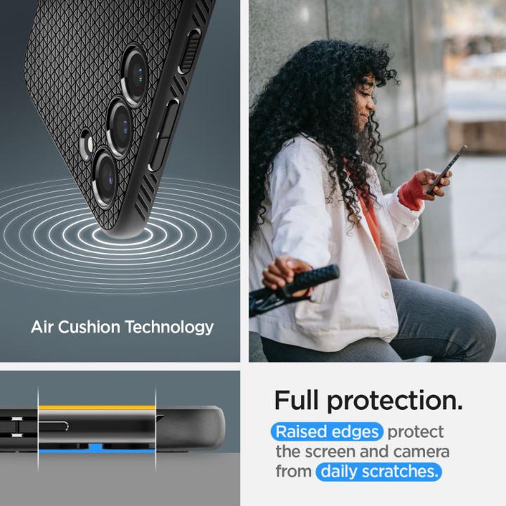Immagine prodotto Spigen Custodia Liquid Air per Samsung Galaxy S23+ S916B - nero opaco (Samsung Galaxy S23+)