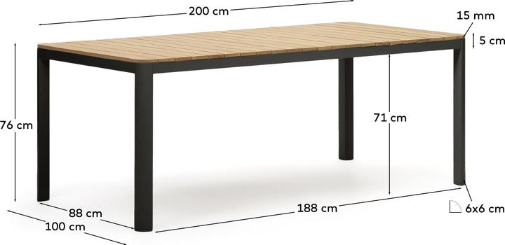 Produktbild Kave Home Bona (200 cm)