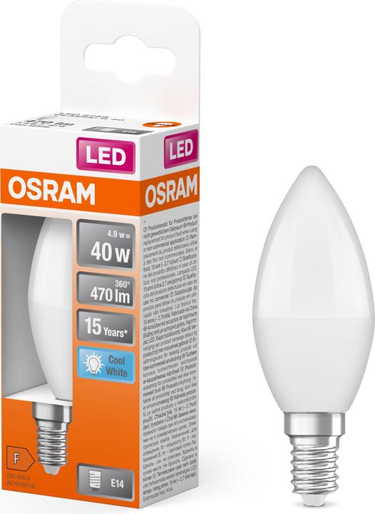 Produktbild Osram Led Star Classic B (E14, 5.50 W, 470 lm, 1 x, F)