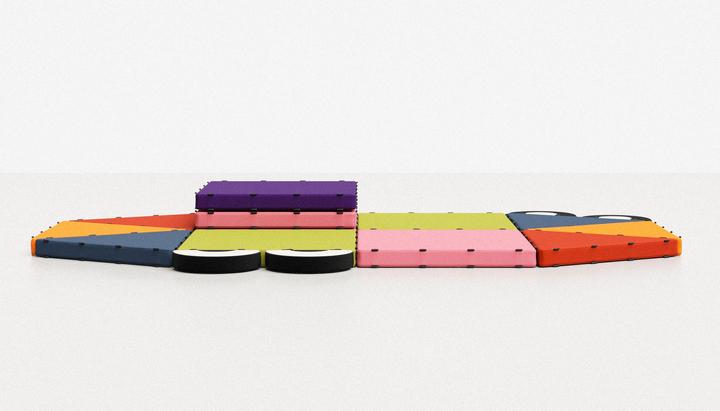 Actual product image Tukluk Colourful mat kit