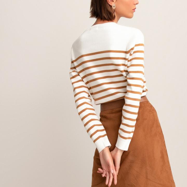 Actual product image La Redoute Collections Organic cotton sailor jumper (L)