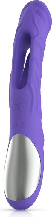 Productafbeelding Good Vibes Only Vlas - Vibrerende dildo met stimulator op punt G