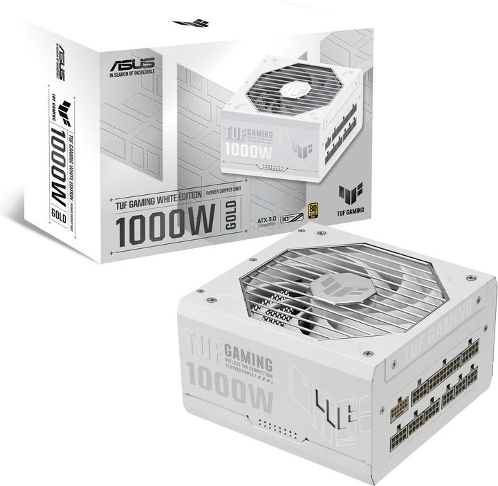 Image du produit ASUS PSU TUF Gaming 1000W Gold édition blanche (1000 W)