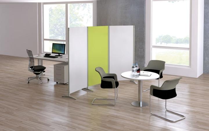 Produktbild Kerkmann Stellwandsystem, Holz-Element, HxBxT 1750x800x450 mm, grün (80 x 175 cm)