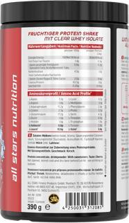 Produktbild All Stars Clear Isolate Whey Protein (390g Dose) (Fresh Cherry, 1 Stk., 390 g)