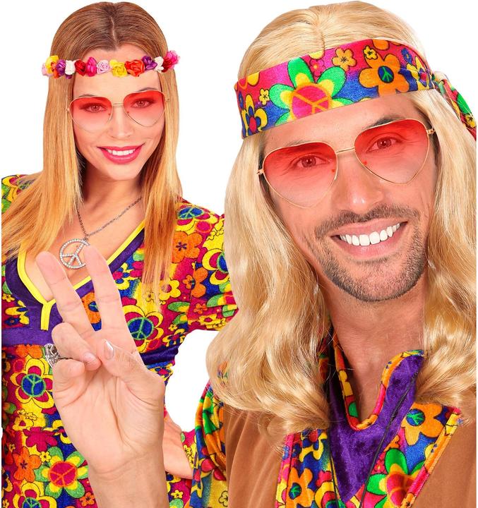 Image du produit Widmann Lunettes coeur avec verres rouges