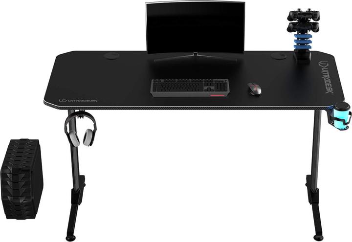 Image du produit Ultradesk Biurko Frag Czarne 140 cmx60 cm