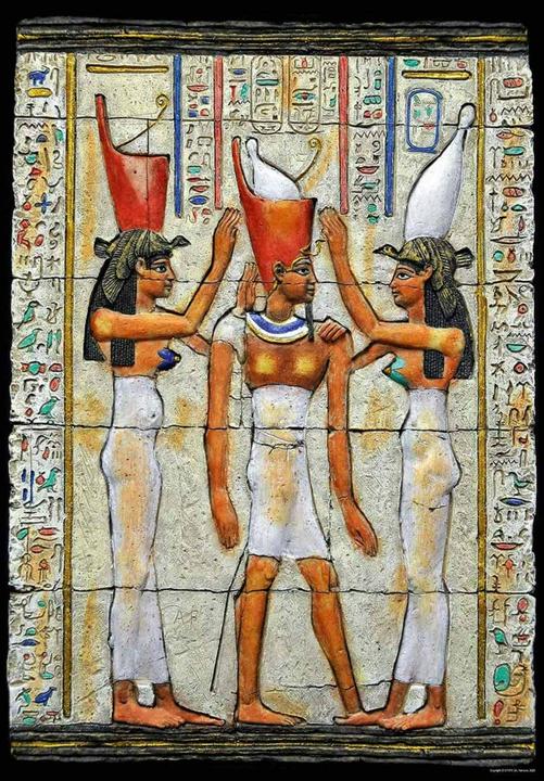 Actual product image D-Toys Puzzle 1000 pieces - Ancient Egypt Fresco (1000 pieces)