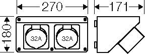 Actual product image Hensel HEN FP CB 213 FP Connection Box, FP CB 213 for device input