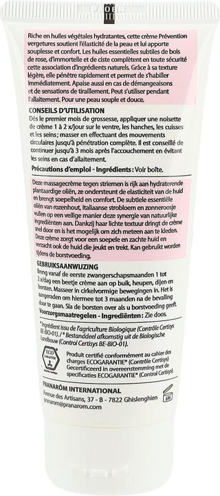 Actual product image Pranarom PranaBB Schwangerschaft Massagecreme Dehnungsstreifen Bio