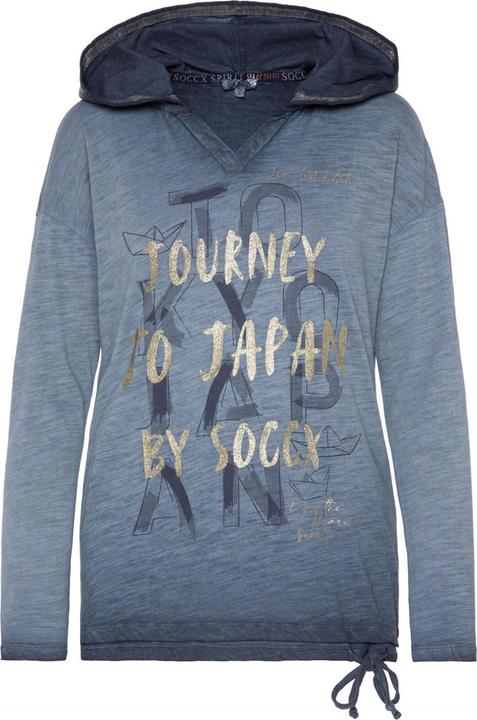 Produktbild Soccx Langarmshirt Konnichiwa Longsleeve mit Kapuze (XXL)