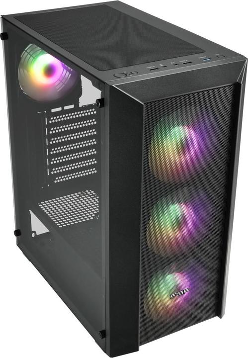 Image du produit Fortron FSP Geh Midi CMT218 ATX/M-ATX/M-ITX/ARGB o.N. Black retail (ITX, mATX)