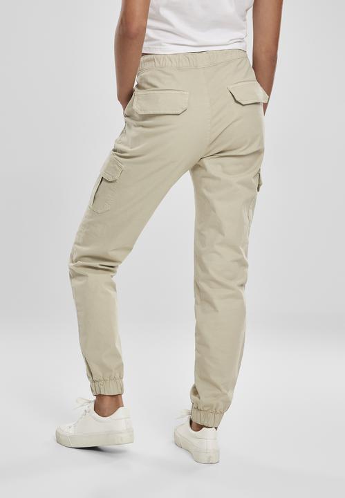 Actual product image Urban Classics Ladies High Waist Cargo Jogging Pants (XL)