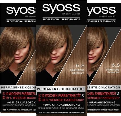 Actual product image Syoss Permanent colouration (6-8 Dark blonde level 3)