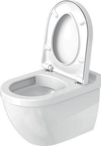 Image du produit Duravit WC sans rebord Starck 3 blanc mural 2527090000