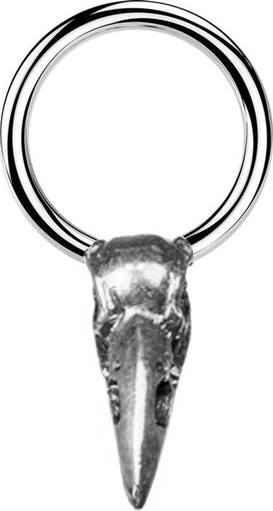 Produktbild Star Piercing Ring vergoldet Spirale (Messing, Chirurgenstahl 316L)