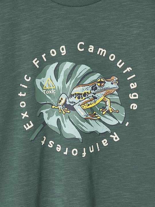 Actual product image Vertbaudet Jungen T-Shirt mit Naturmotiv, Recycling-Baumwolle (104)