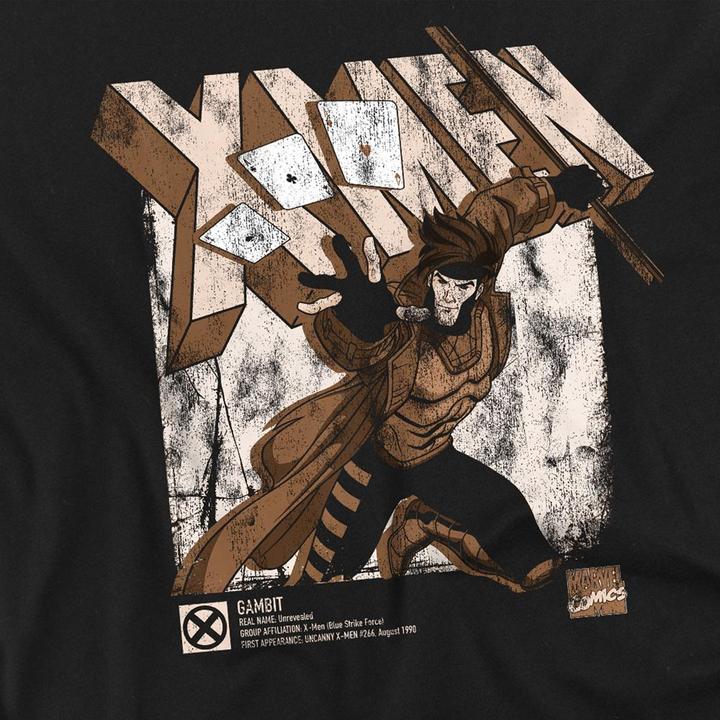 Immagine prodotto X-Men Maglietta Gambit Infografica Adulto Unisex (M)