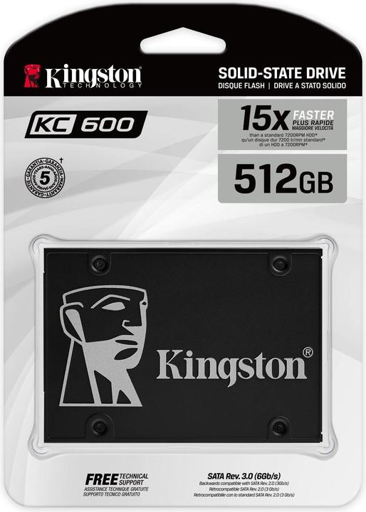 Immagine prodotto Kingston KC600 (512 GB, 2.5")
