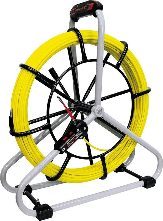 Image du produit Runpotec RUNPO 10064 Kit standard de tige en fibre de verre 6 mm 60 m Aide au tirage de câble (60 m)
