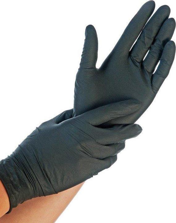 Image du produit Comair Gants jetables Nitril noir taille L (L)