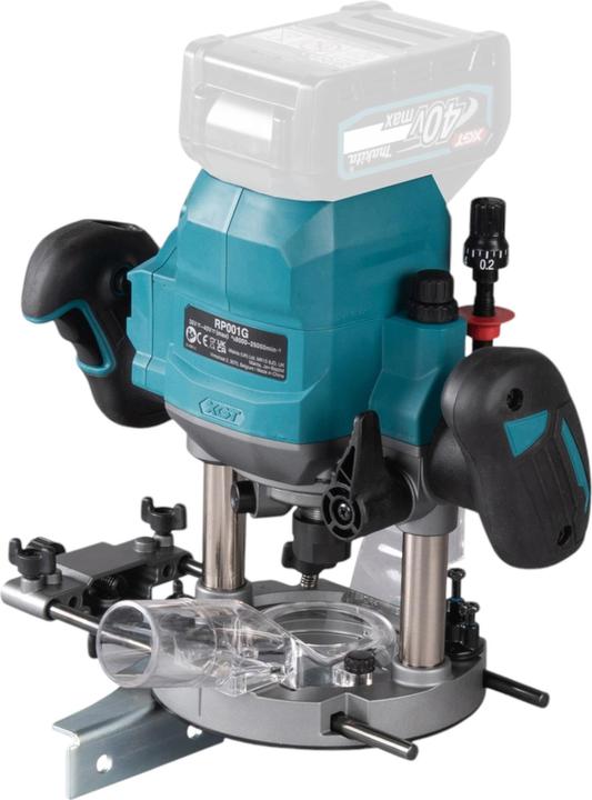 Produktbild Makita RP 001 GD101 Akku Oberfräse 40 V max. 12 mm Brushless + 1x Akku 2,5 Ah + Ladegerät + Makpac