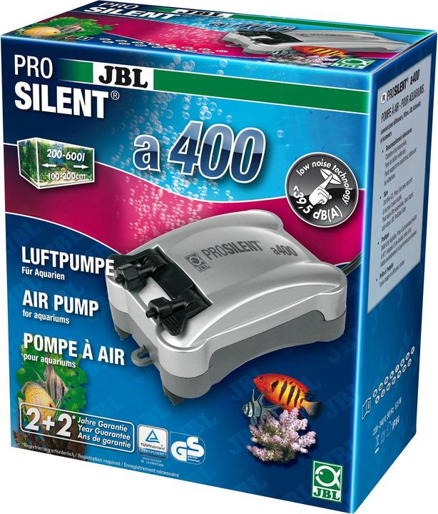 Produktbild JBL Aquaristik und Terraristik Luftpumpe ProSilent a400