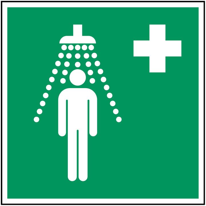 Produktbild Brady ISO-Sicherheitsschild - Notdusche