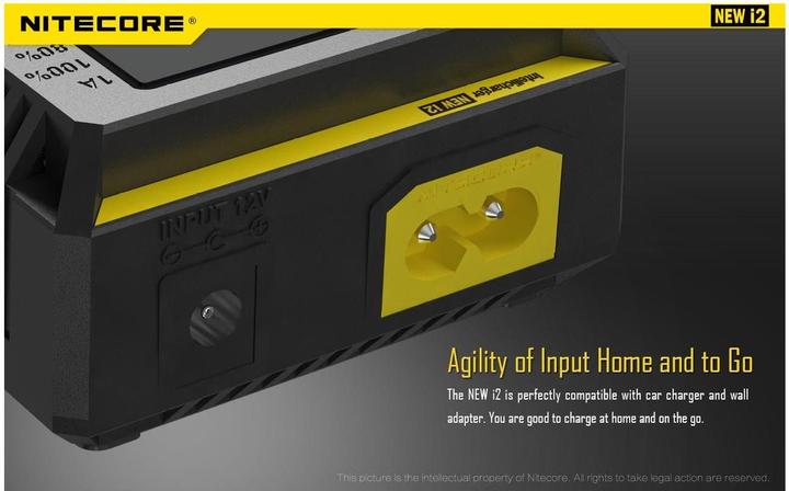 Produktbild Nitecore New i2 (1 Stk., 18650, Ladegerät ohne Akku)