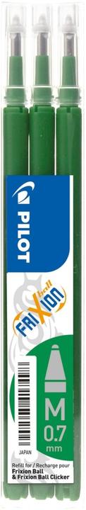 Actual product image Pilot FriXion Refill Set à 3 (Refill, Green, 0.35 mm)