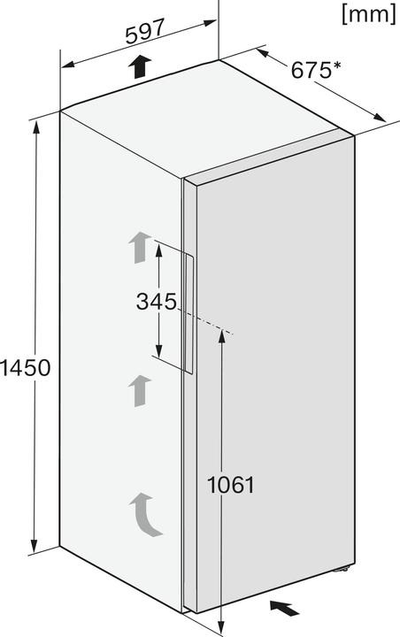 Actual product image Miele Freezers FN 4322 D-1 (Stand-alone, 200 l)
