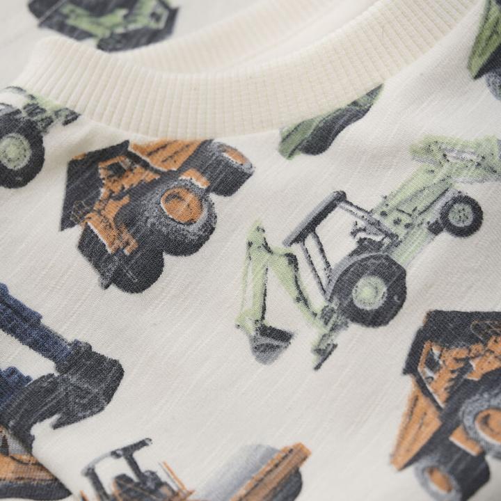 Produktbild Minymo Kurzarm T-Shirt Baufahrzeuge (116)