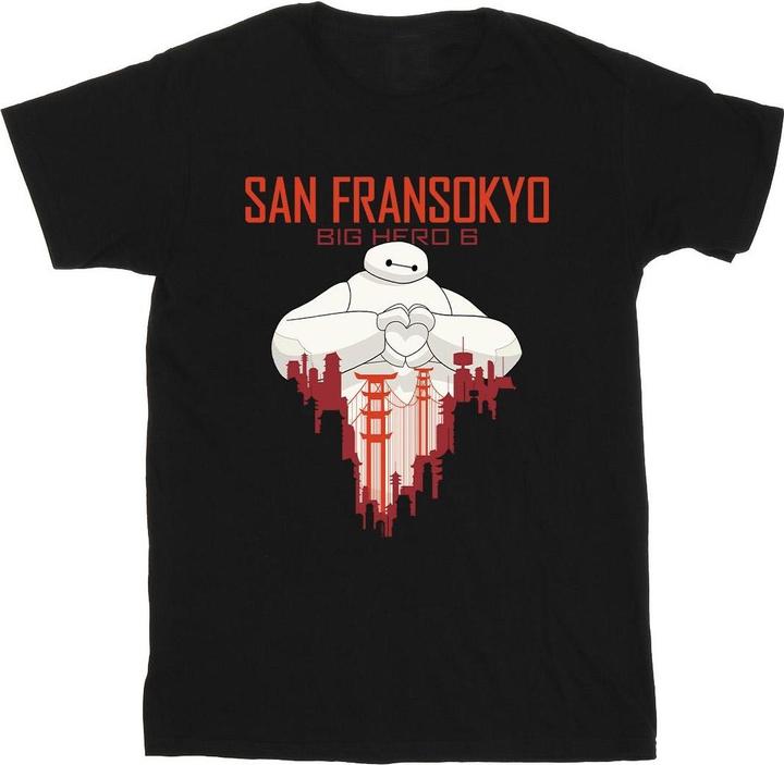 Produktbild Disney Big Hero 6 Baymax San Fransokyo Heart TShirt (S)