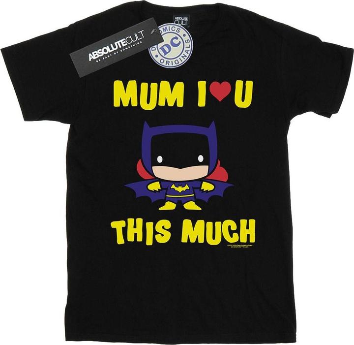 Batgirl Mum I Love You This Much TShirt Jungen