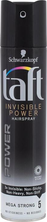 Schwarzkopf Taft Invisible Power Mega Strong 5 Hair Spray Lak Na Vlasy (250 ml)