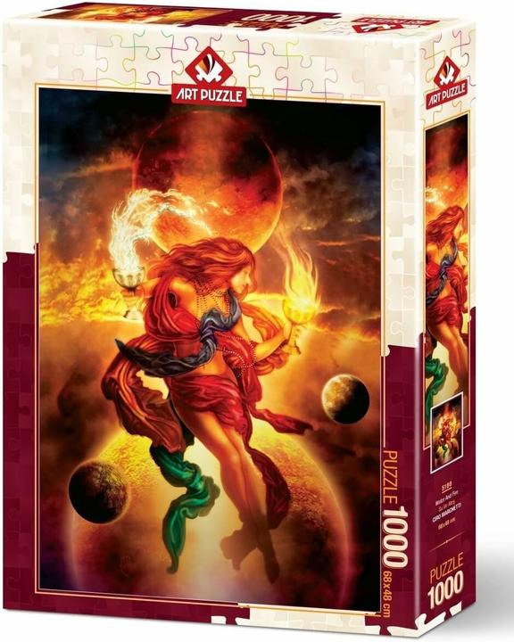 Actual product image Art Puzzle Artpuzzle Arpuzle Puzzle 1000 Fire and water (1000 pieces)