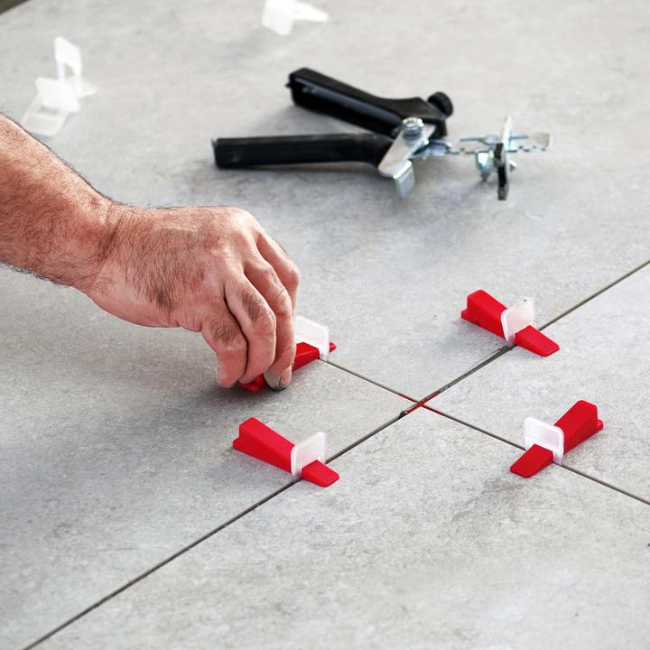Immagine prodotto XPOtool Sistema di livellamento per piastrelle Cunei 3000 pezzi Cunei per piastrelle Cunei di montaggio (Alesaggio)
