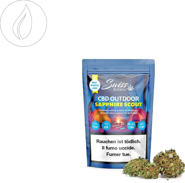 Produktbild Swiss Botanic Sapphire Scout (10 g, Outdoor)
