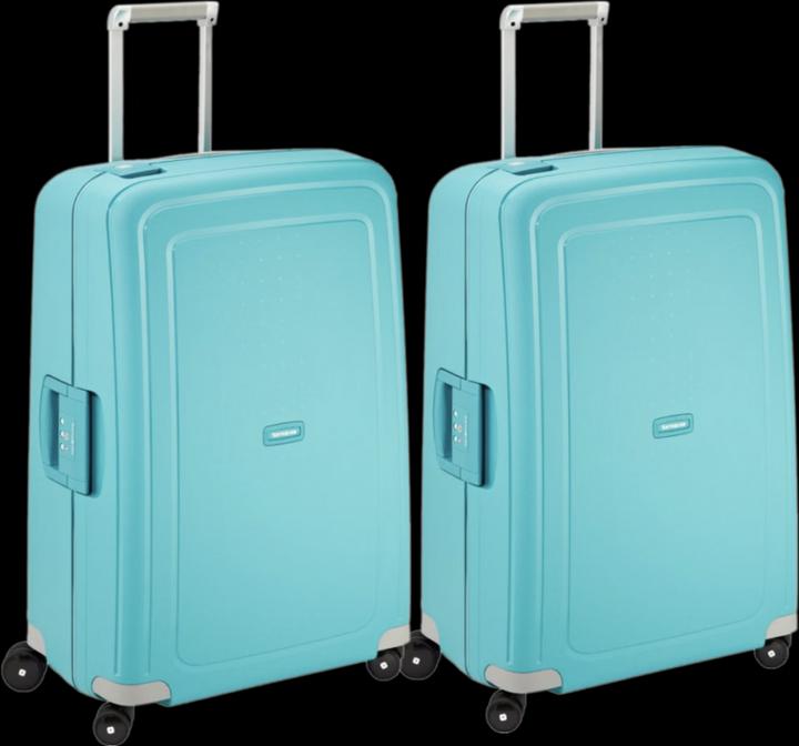 Immagine prodotto Samsonite S'Cure Spinner 75cm Duo Pack Aqua Blu (102 l)