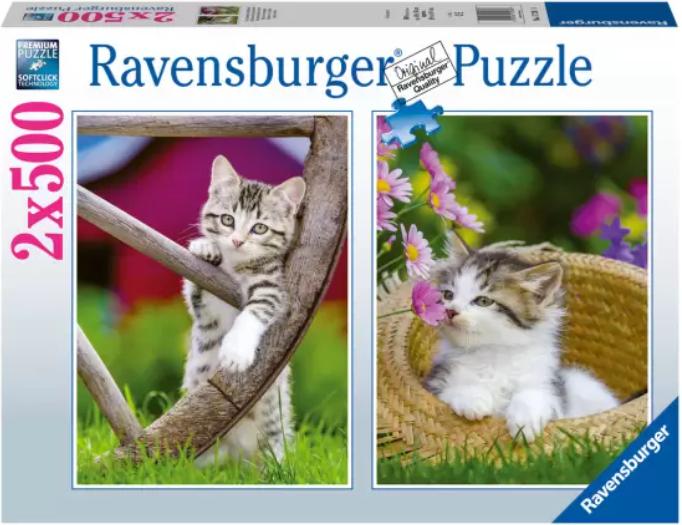 Image du produit Ravensburger Puzzle Chats 2 x 500 pièces (500 pièces)